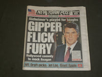 2016 APRIL 29 NEW YORK POST NEWSPAPER - WILL FERRELL - REAGAN ALZHEIMER'S MOVIE