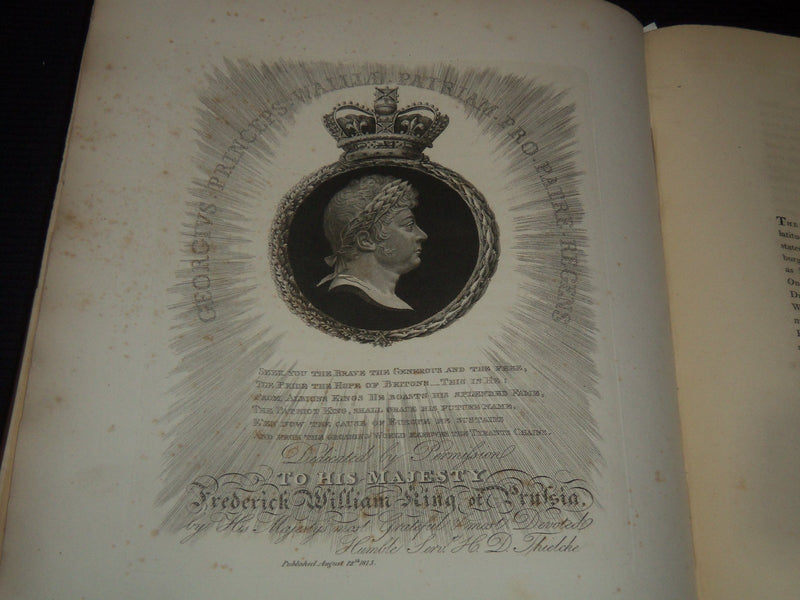 1816 HISTORY OF THE KINGDOM OF HANOVER VOLUME BY WILLIAM REID - Z 243