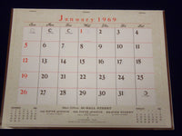 1969-1974 SEAMEN'S BANK FOR SAVINGS CALENDAR LOT OF 3 - FRANK SMITH - J 1936