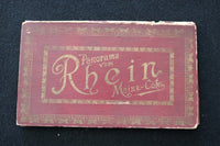 1900'S PANORAMA VOM RHEIN MAINZ-COLN FOLD-OUT HARDCOVER BOOK - K 2360