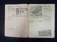 1944 MAY 7 NEW YORK SUNDAY NEWS - BOMBERS CUT NAZI SUPPLY LINES IN ITALY-NP 2190