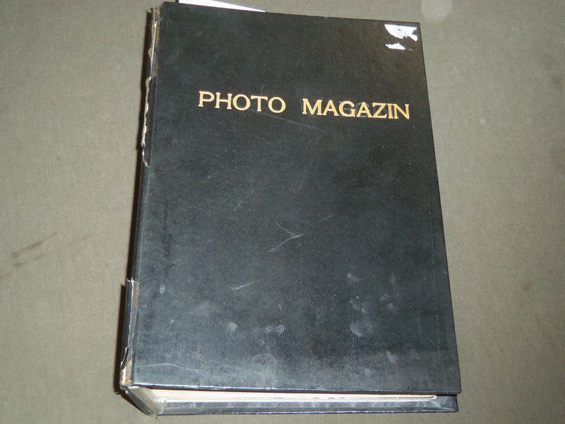 1951-1952 PHOTO MAGAZIN GERMAN LOT OF 12 - GREAT COVERS & PHOTOS - KD 575