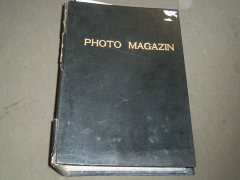 1951-1952 PHOTO MAGAZIN GERMAN LOT OF 12 - GREAT COVERS & PHOTOS - KD 575