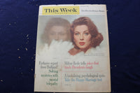 1961 FEBRUARY 19 THIS WEEK MAGAZINE - SUZY PARKER COVER - E 22922