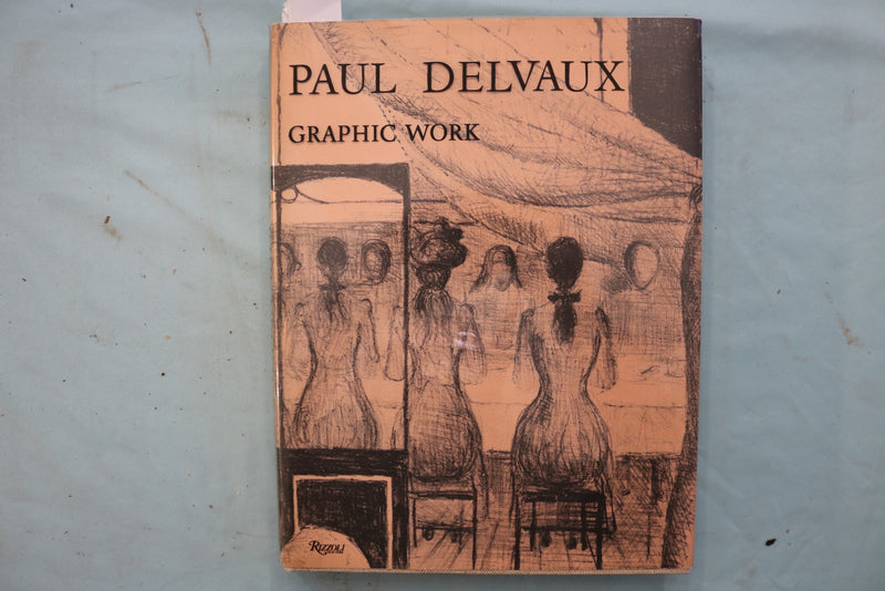 1976 PAUL DELVAUX GRAPHIC WORK HARDCOVER BOOK - KD 9712