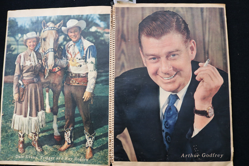 1940'S-1950'S MOVIE STARS SCRAPBOOK - GENE AUTRY - GINGER ROGERS - E 24881