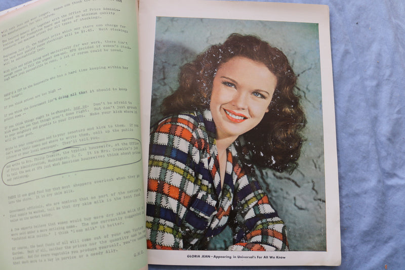 1943 JUNE MOTION PICTURE COMBINED W/HOLLYWOOD MAGAZINE - GINGER ROGERS- ST 1003I