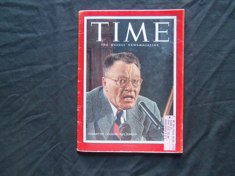 1954 MAY 17 TIME MAGAZINE - COMMITTEE COUNSEL RAY JENKINS - T 1433