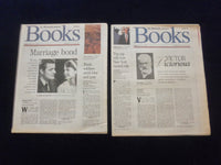 1997-1998 THE PHILADELPHIA INQUIRER SUNDAY BOOKS SECTION - LOT OF 14 - NP 6219