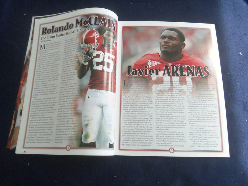 2009 LINDY'S SPORTS PRESENTS MAGAZINE - UNIV ALABAMA - SEC CHAMPIONS - SP 1220K