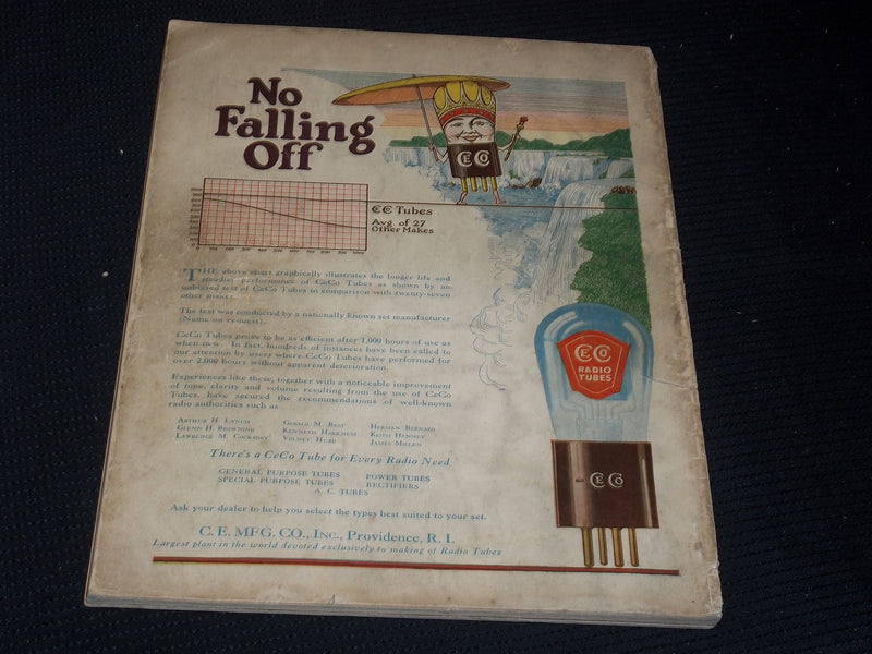 1928 JANUARY RADIO NEWS MAGAZINE - OLGA STECK FRONT COVER - E 5228