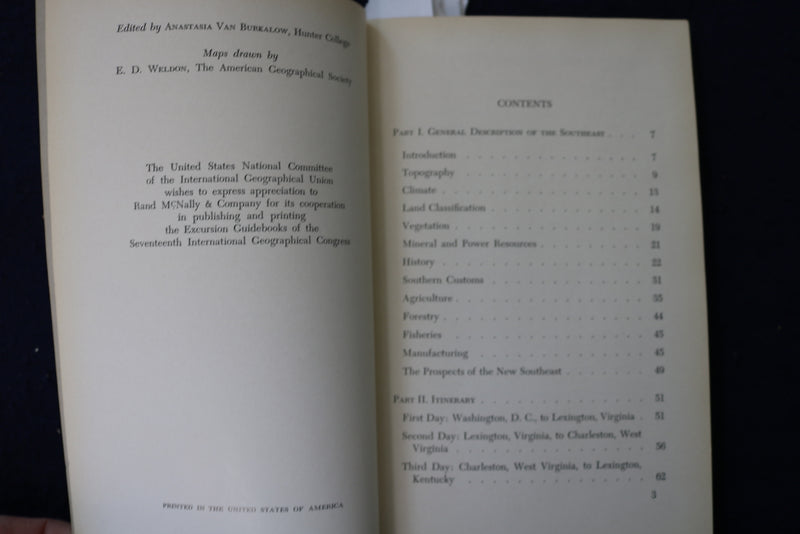 1952 SOUTHERN EXCURSION GUIDEBOOK - SOFTCOVER BOOK - K 1410