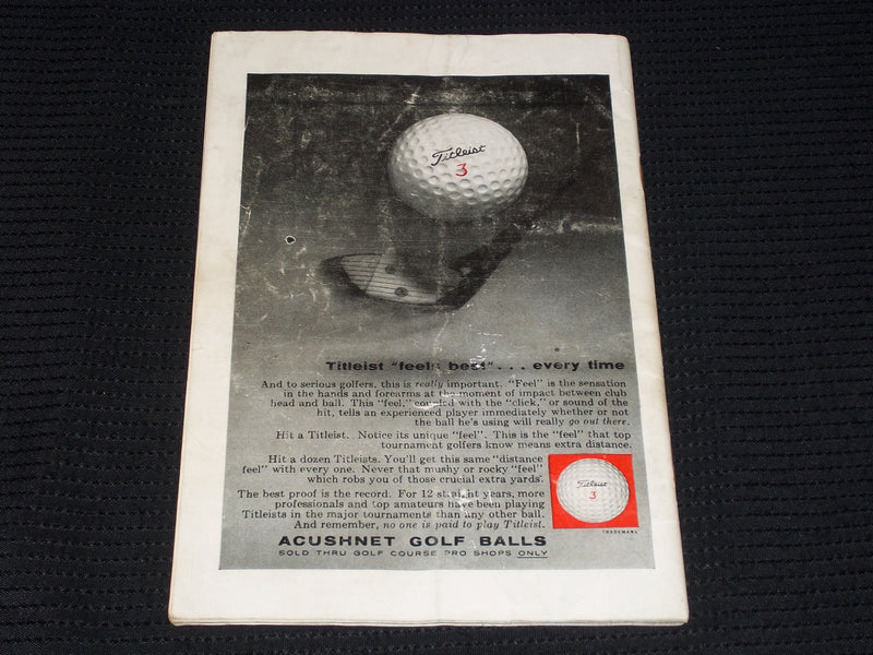 1961 DECEMBER GOLF DIGEST MAGAZINE - UNDER PRESSURE FRONT COVER - E 5457