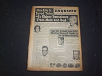 1966 SEP 11 NATIONAL ENQUIRER NEWSPAPER - LBJ'S BROTHER DRUNK, ARRESTED- NP 7422