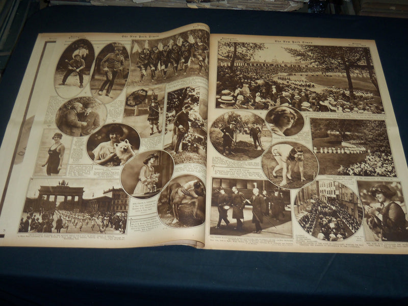 1920 JUNE 13 NEW YORK TIMES PICTURE SECTION - REPUBLICAN CONVENTION - NT 8789