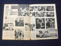 1957 DEC 12 CINEMONDE MAGAZINE- ZIZI JEANMAIRE COVER - FRENCH EDITION - SP 4868M
