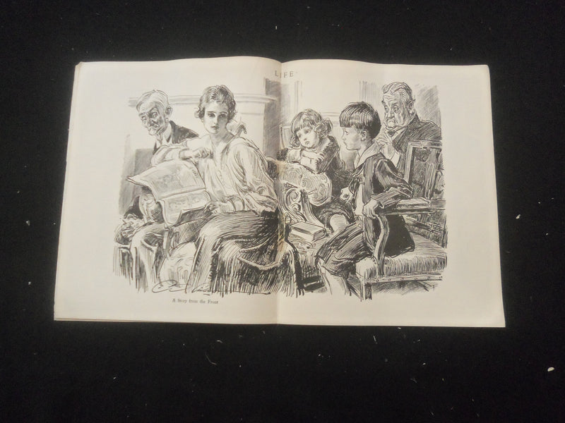 1915 DECEMBER 30 LIFE MAGAZINE - THE GHOSTLY HOUR - L 762N