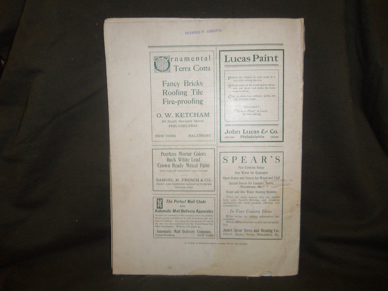 1905 JULY THE HOUSE & GARDEN MAGAZINE - GREAT PHOTOS & ADS - ST 772