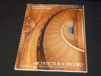 1978 DECEMBER ARCHITECTURAL RECORD MAGAZINE - US CUSTOM HOUSE COVER - E 4175
