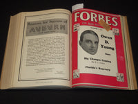 1927 JULY 1-DECEMBER 15 FORBES MAGAZINE BOUND VOLUME - NICE ADS - R 10B