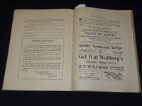 1907 MAY THE MESSENGER WICHITA HIGH SCHOOL COMMENCEMENT PROGRAM - J 7900