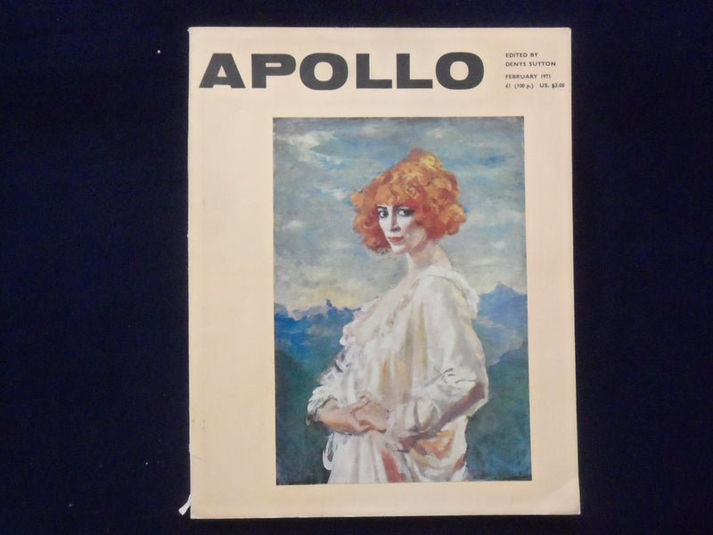 1971 FEBRUARY APOLLO MAGAZINE - BRITISH - GREAT PHOTOS & ADVERTISEMENTS - K 156