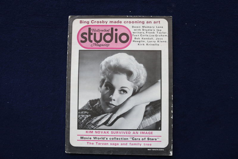 1974 MAY HOLLYWOOD STUDIO MAGAZINE - KIM NOVAK COVER - E 19252