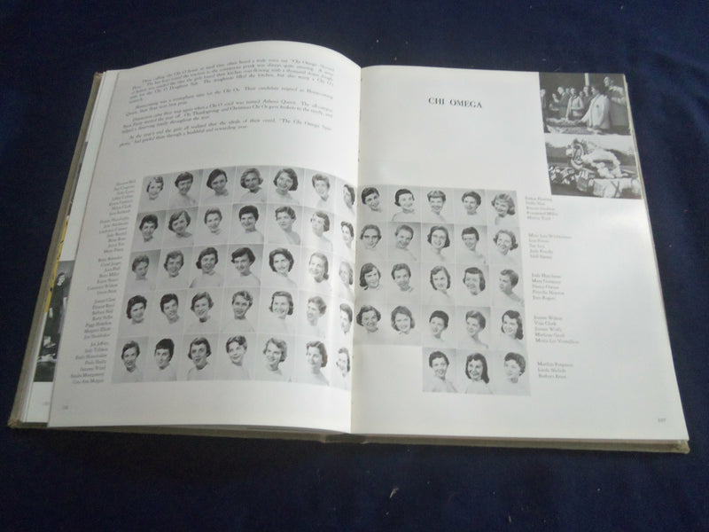 1957 ATHENA OHIO UNIVERSITY YEARBOOK - ATHENS COUNTY, OHIO - YB 2639