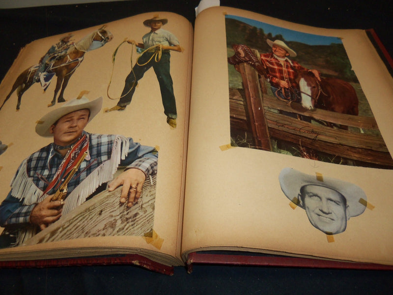HOLLYWOOD MOVIE STARS SCRAPBOOK - AUTRY - ROGERS - 40A