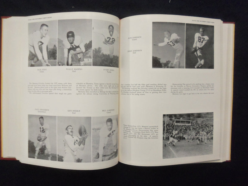 1956 THE SENTINAL MONTANA STATE UNIVERSITY YEARBOOK -MISSOULA, MONTANA - YB 3295