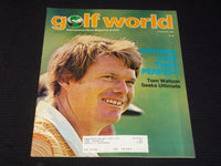 1982 JANUARY 29 GOLF WORLD MAGAZINE - TOM WATSON FRONT COVER - E 6895