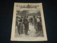 1901 SEPTEMBER 14 LESLIE'S WEEKLY MAGAZINE - TO WORK OR NOT TO WORK - NP 4411