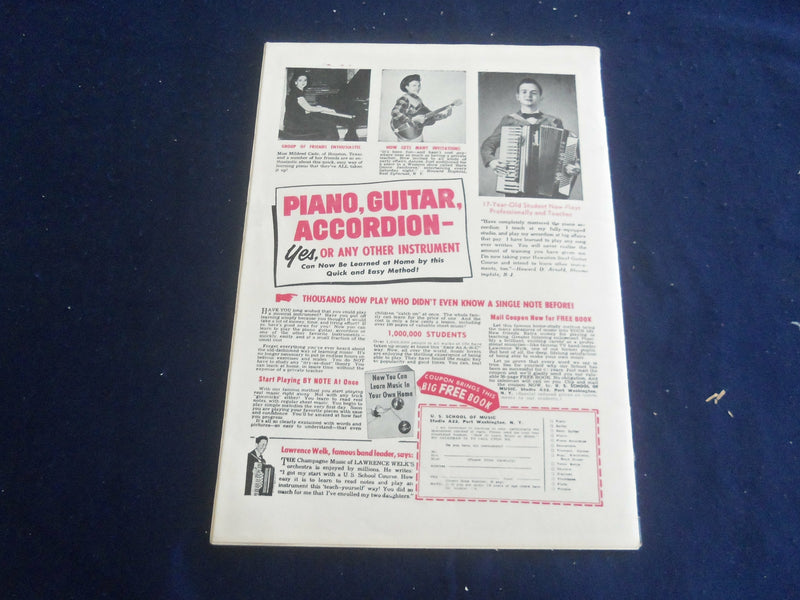 1959 FEBRUARY HIT PARADER MAGAZINE - THE PLAYMATES COVER - ST 4628U