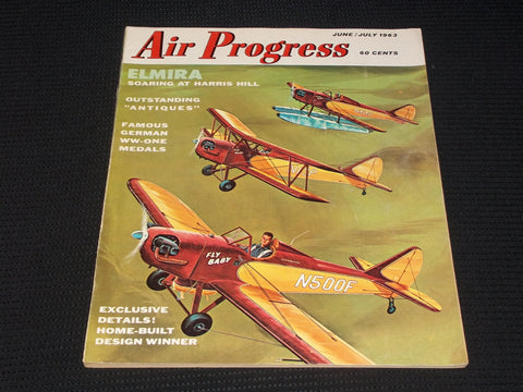 1963 JUNE AIR PROGRESS MAGAZINE - ELMIRA FRONT COVER - E 7106
