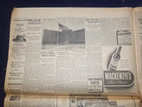 1944 JUNE 23 NEW YORK TIMES - CHERBOURG ASSAULTED AFTER HEAVY BARRAGE - NP 6575
