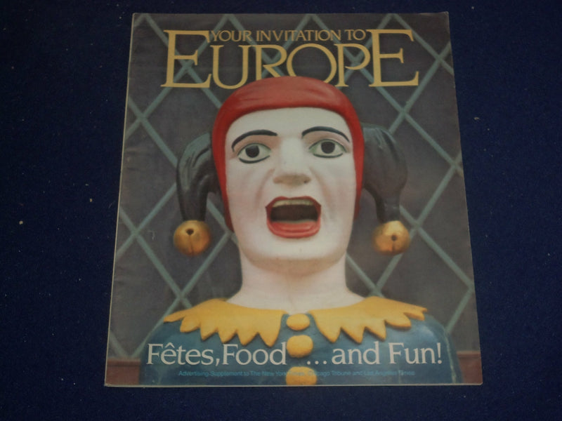 1989 NEW YORK TIMES SUPPLEMENT MAGAZINE - YOUR INVITATION TO EUROPE - ST 6437