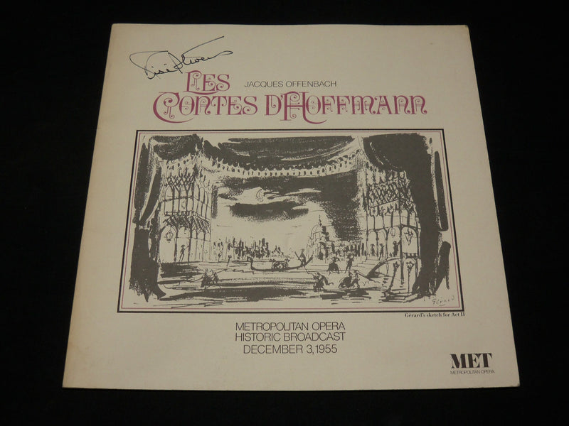 1987 LES CONTES D'HOFFMANN PROGRAM SIGNED BY RISE STEVENS - J 5948