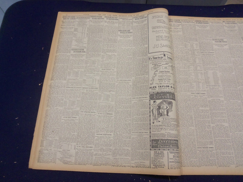 1920 JUNE 17 NEW YORK TIMES - DARTMOUTH SENIOR KILLED BY JUNIOR - NT 9129