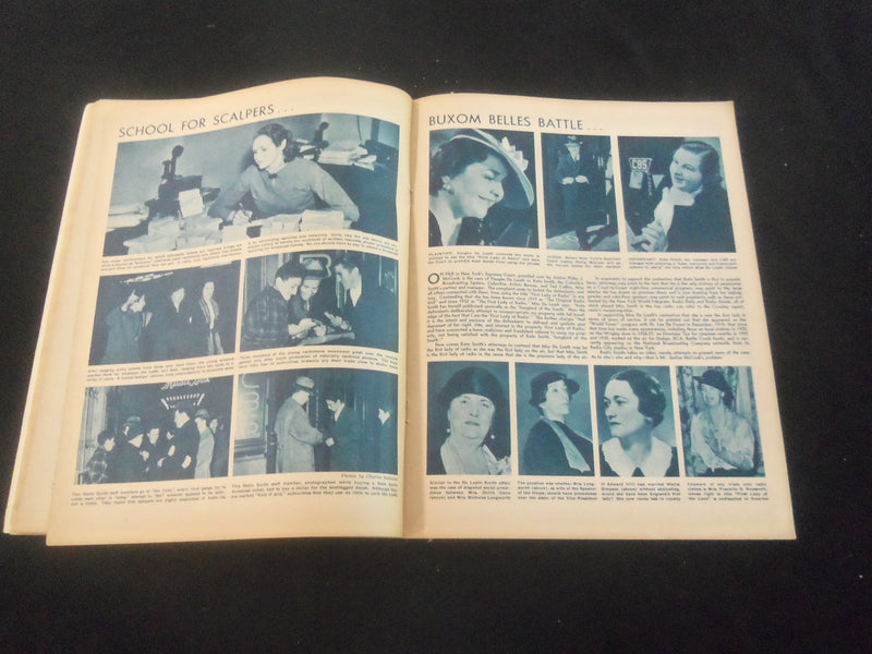 1938 FEBRUARY 12 RADIO GUIDE MAGAZINE - JANE PICKENS COVER - SP 9517J