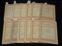 1911 THE PENNSYLVANIA GERMAN MAGAZINE LOT OF 12 - COMPLETE YEAR - O 2825D