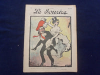 1905 JAN 21 LE SOURIRE MAGAZINE - ILLUSTRATED COMEDY - FRENCH TEXT - SP 4866T