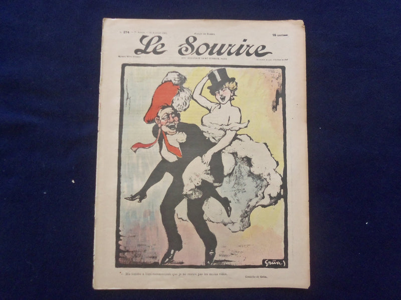 1905 JAN 21 LE SOURIRE MAGAZINE - ILLUSTRATED COMEDY - FRENCH TEXT - SP 4866T
