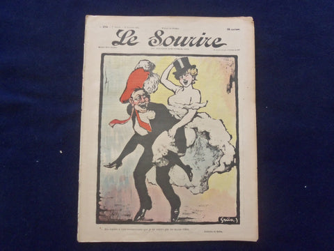 1905 JAN 21 LE SOURIRE MAGAZINE - ILLUSTRATED COMEDY - FRENCH TEXT - SP 4866T