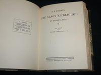 1934 TRE SLAGS KAERLIGHED EN KVINDESKAEBNE BOOK BY A. J. CRONIN - KD 7140