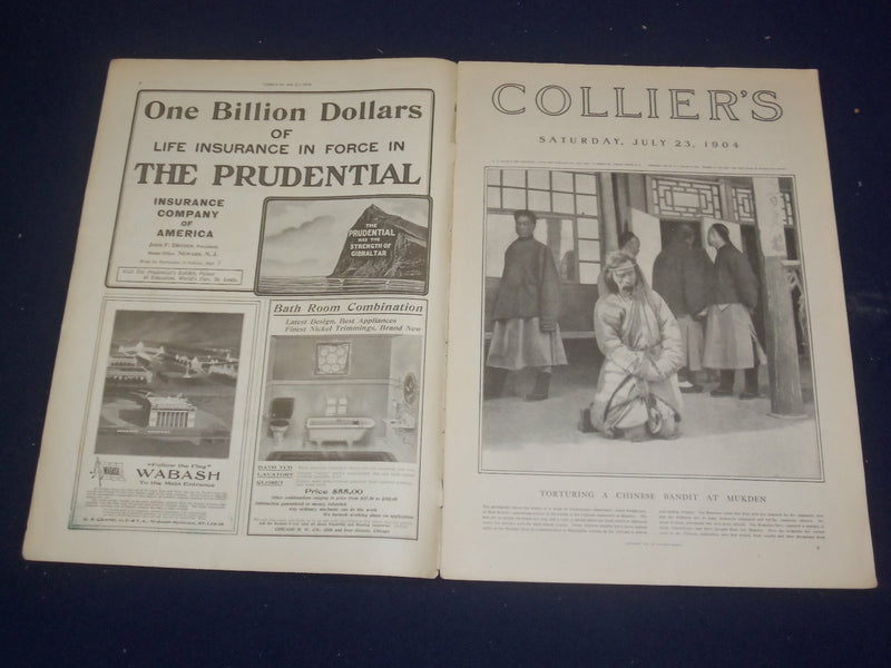 1904 JULY 23 COLLIER'S MAGAZINE - POLITICAL ARTICLE BY GROVER CLEVELAND- ST 6684