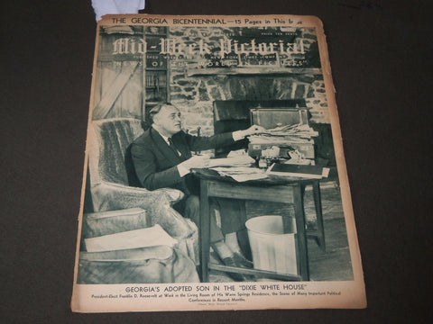 1933 FEB 11 MID-WEEK PICTORIAL MAGAZINE SECTION - FRANKLIN D. ROOSEVELT - J 3210