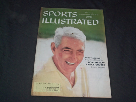 1959 MARCH 30 SPORTS ILLUSTRATED MAGAZINE - TONY ARMOUR - SP 8921