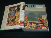1953 JULY-SEPTEMBER SATURDAY EVENING POST MAGAZINE VOLUME - GREAT ADS - R 571