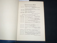 1927 WISCONSIN COMMENCEMENT WEEK BOOK - J 9021