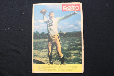 1948 SEPTEMBER 5 PITTSBURGH PRESS ROTO MAGAZINE - RAY EVANS COVER - E 26361